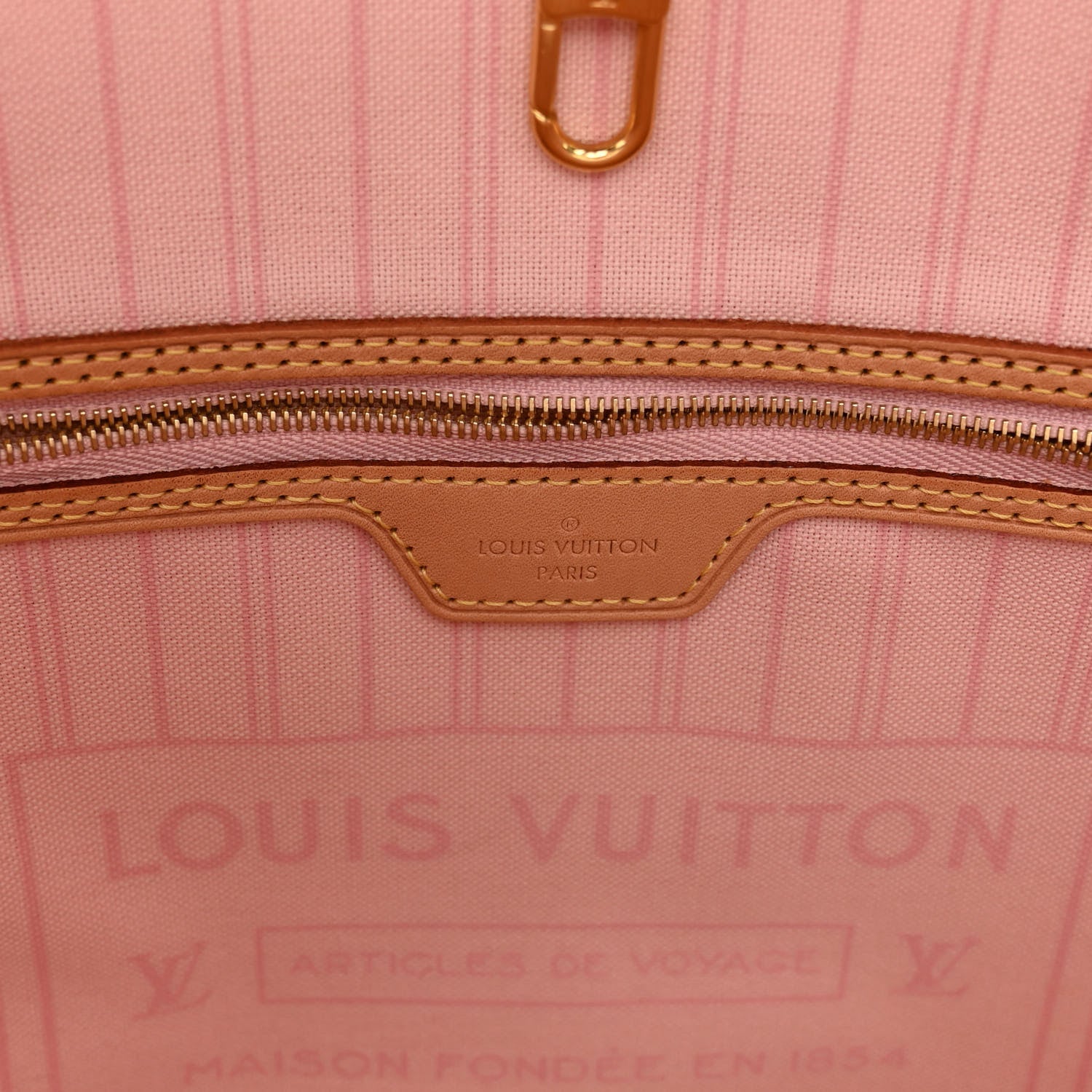 Louis Vuitton Damier Azur Neo Neverfull MM Rose Ballerine 7 of 11