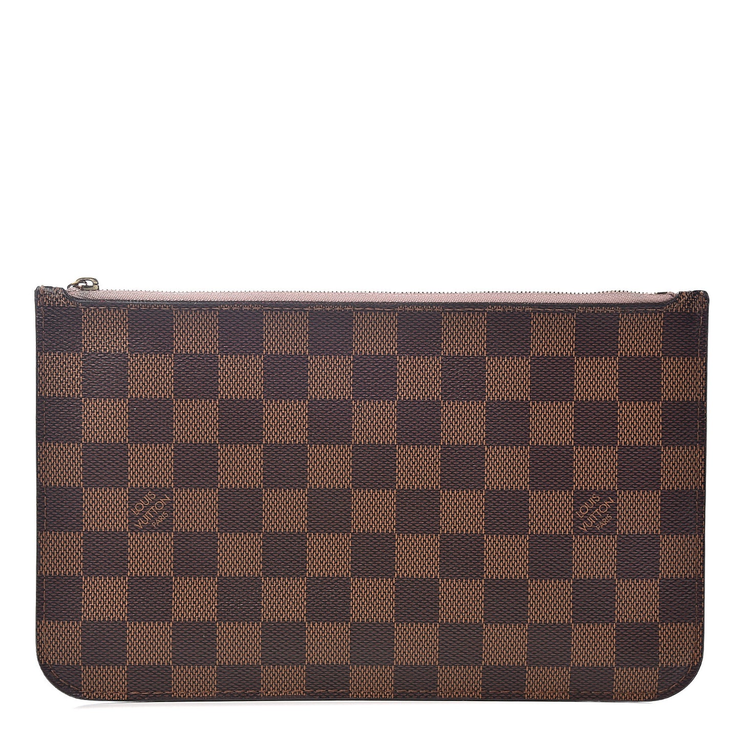 Damier Ebene Neverfull MM GM Pochette Rose Ballerine