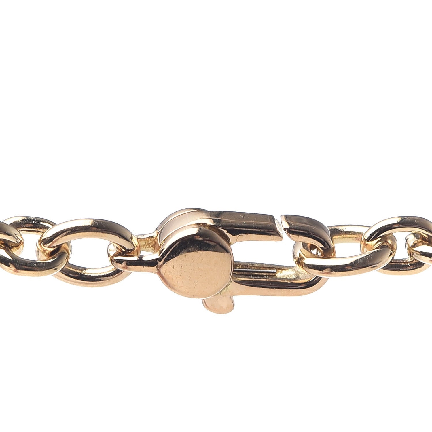 Gucci 18K Yellow Gold Diamond Horsebit Pendant Necklace 5 of 7
