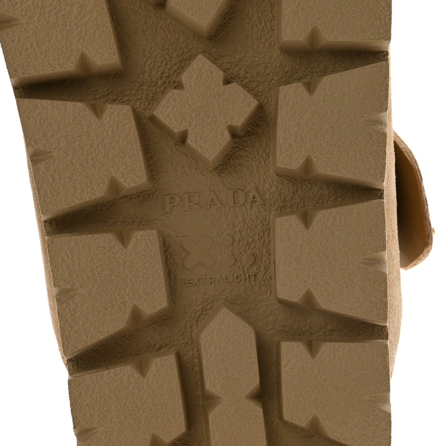 Suede Buckle Slide Sandals 38 Ecru