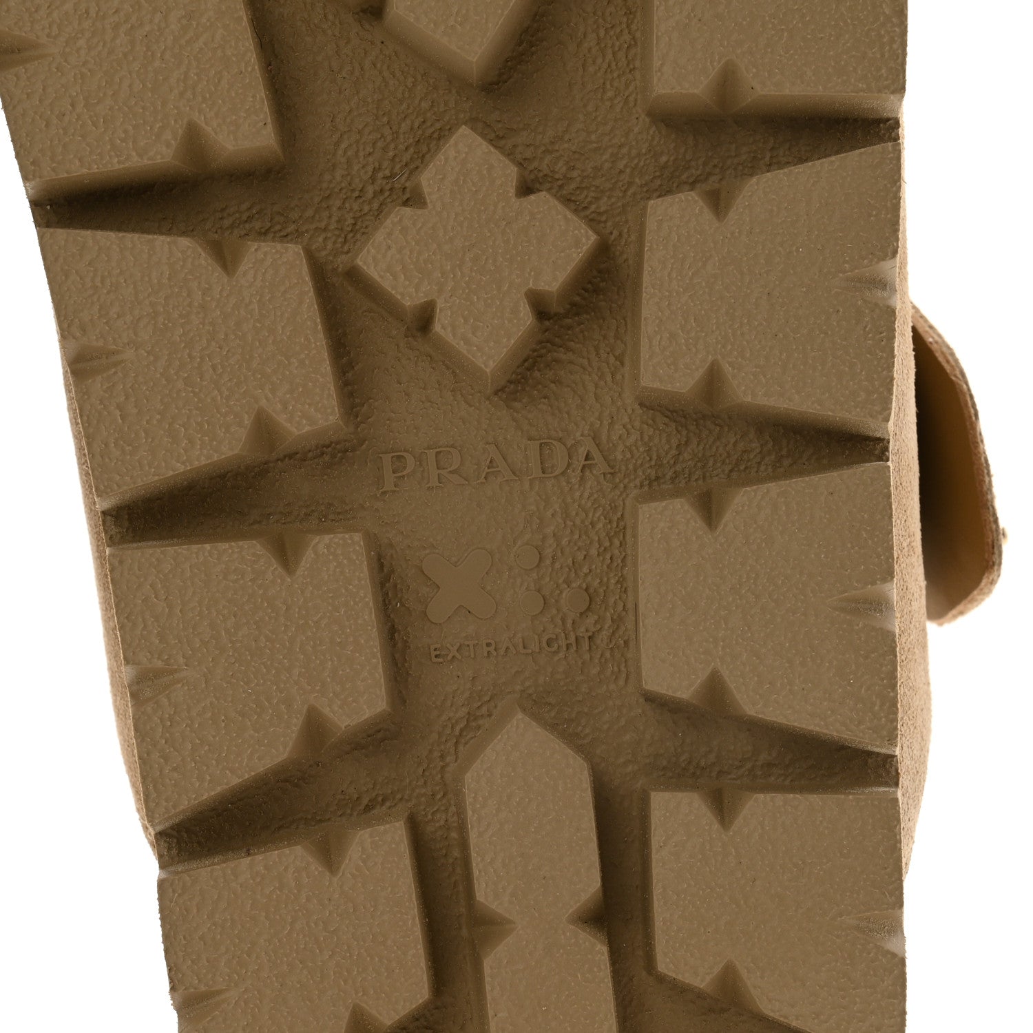 Prada Suede Buckle Slide Sandals 38 Ecru 7 of 10