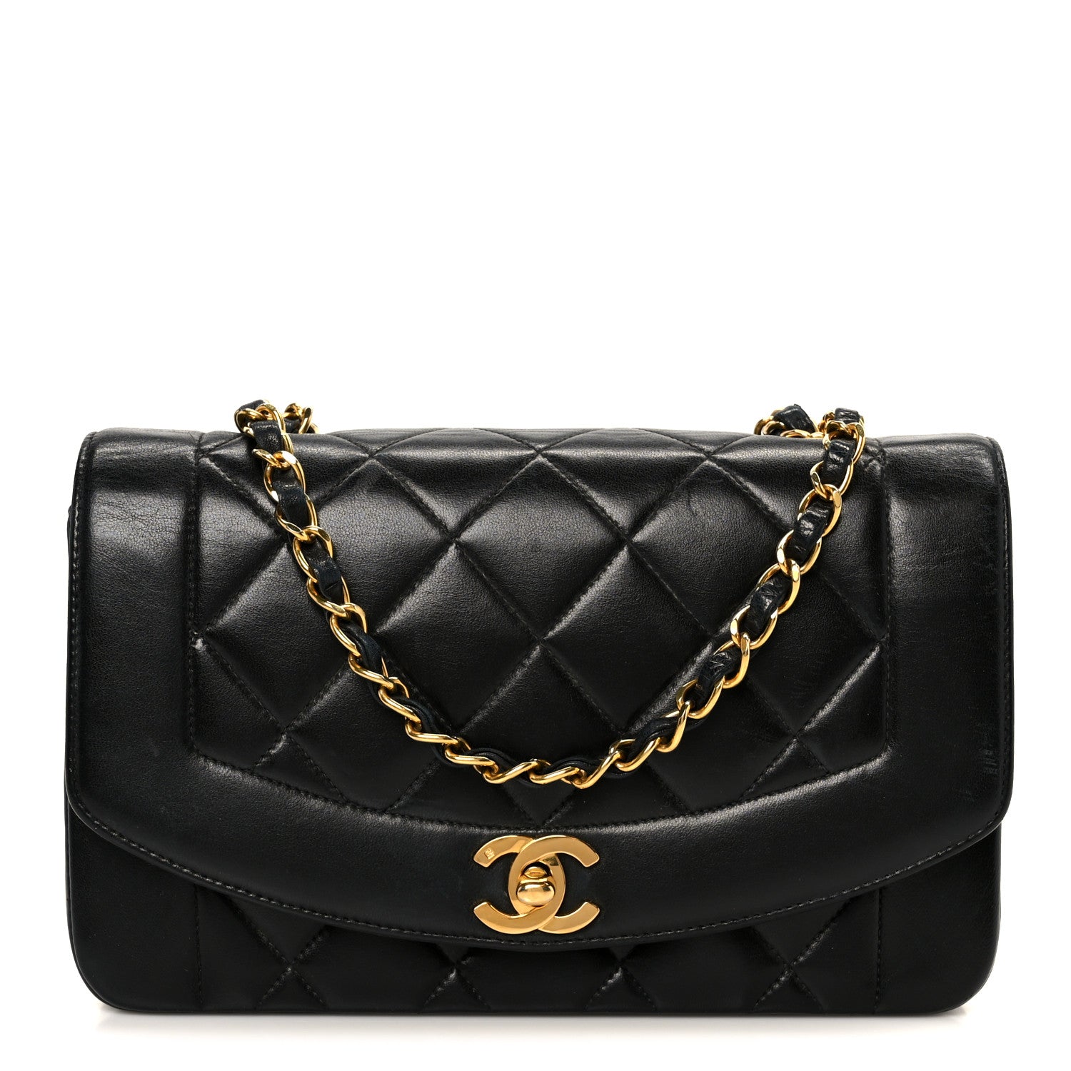 Chanel Lambskin Quilted Small Single Flap Black 1 of 13