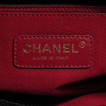 Chanel Crumpled Grained Calfskin Quilted Large Shiva Flap Black 6 of 8