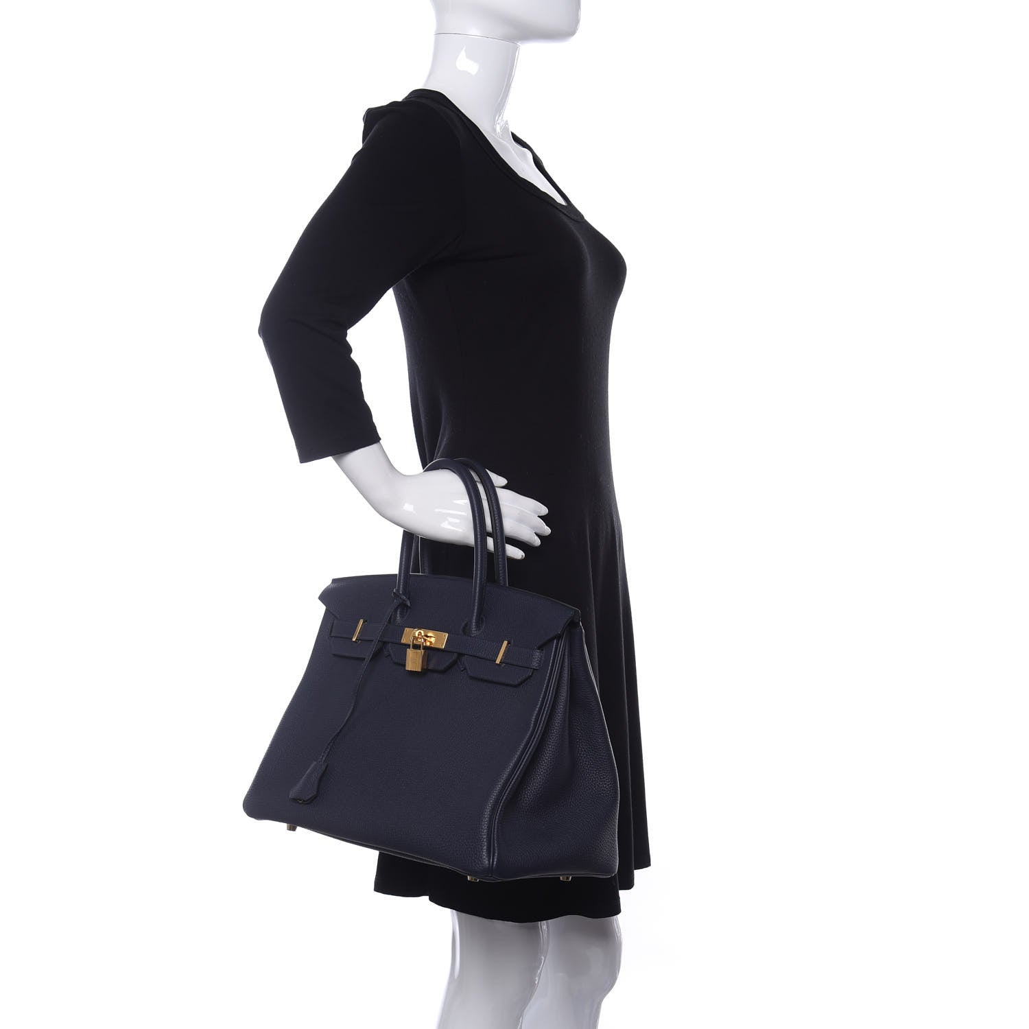 Hermes Togo Birkin 35 Bleu Nuit 2 of 11