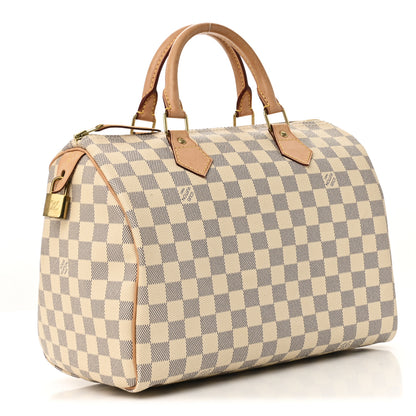 Louis Vuitton Damier Azur Speedy 30 3 of 10