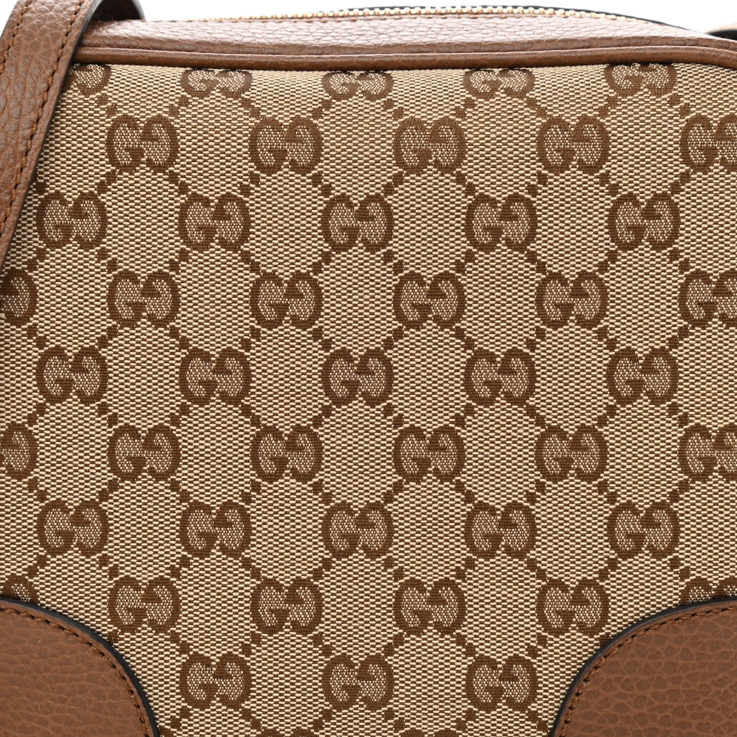 Monogram Mini Bree Messenger Bag Beige Tabacco