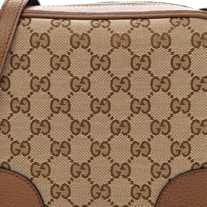 Gucci Monogram Mini Bree Messenger Bag Beige Tabacco 8 of 10