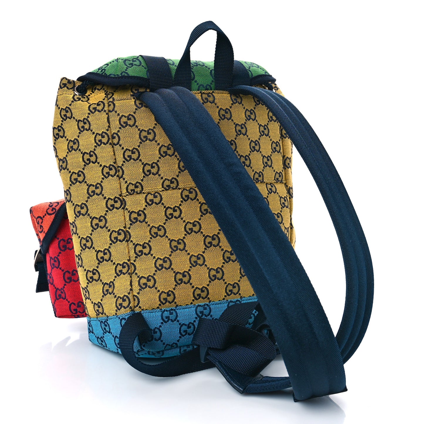 Monogram Multicolor Retro Interlocking G Utility Pocket Backpack Multicolor