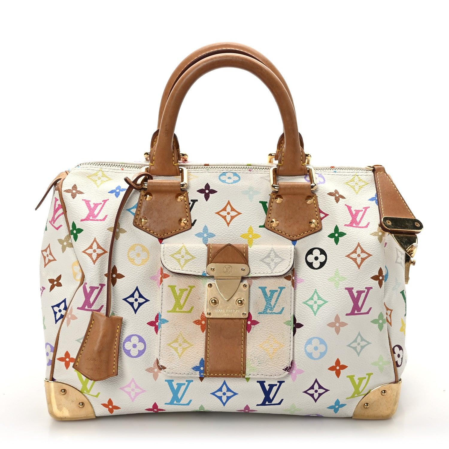 Louis Vuitton Monogram Multicolor Speedy 30 White 1 of 10
