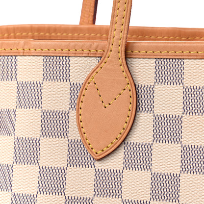 Louis Vuitton Damier Azur Neo Neverfull MM Rose Ballerine 17 of 22