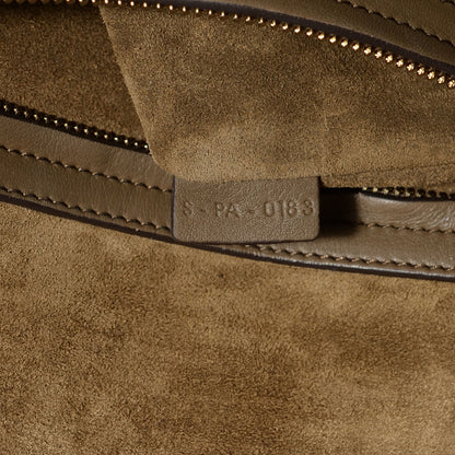 Celine Supple Calfskin Medium Phantom Luggage Khaki 7 of 9