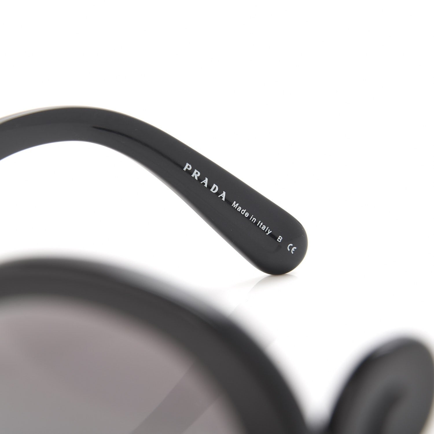 Prada Baroque Sunglasses SPR 27N Black 6 of 7