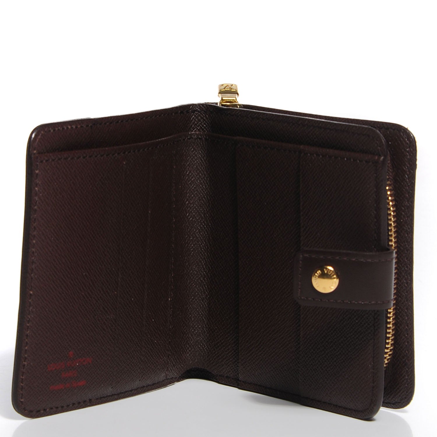 Louis Vuitton Damier Ebene Zippe Zipped Compact Wallet 5 of 6