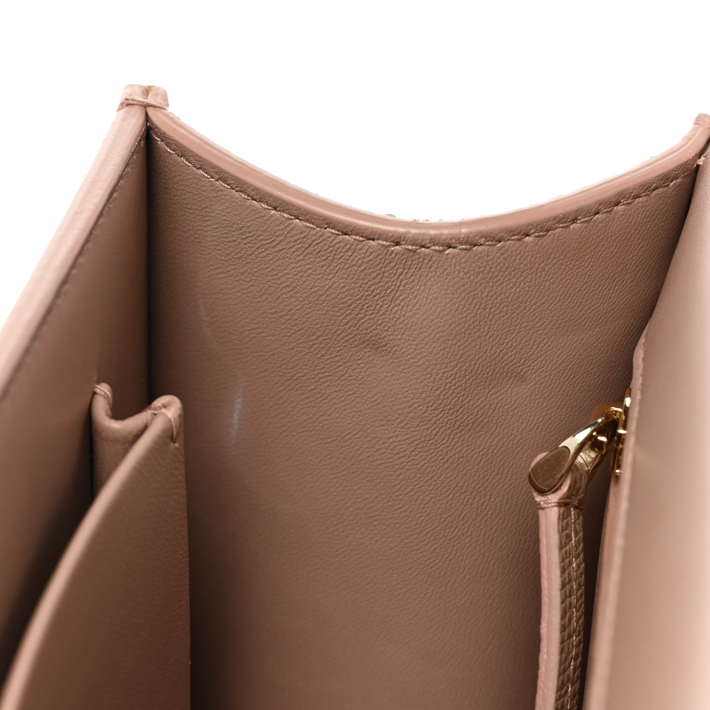 Grained Calfskin 30 Montaigne Chain Flap Bag Blush