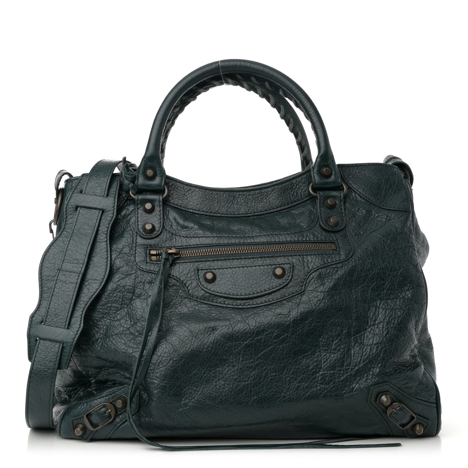 Balenciaga Agneau Classic Hardware Velo Vert Pinede 1 of 12