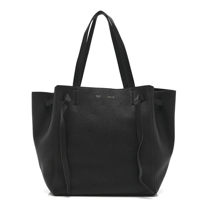 Celine Soft Grained Calfskin Small Belt Cabas Phantom Black 1 of 10
