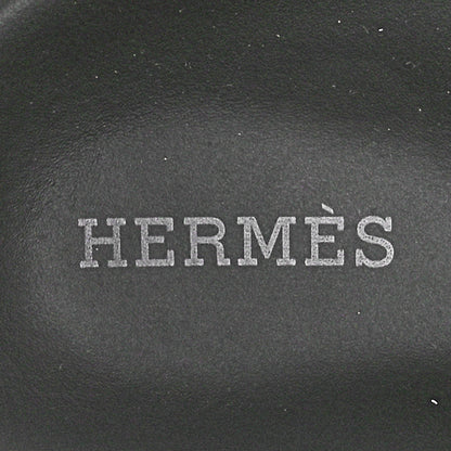Hermes Calfskin Womens Chypre Sandals 39 Naturel 6 of 8