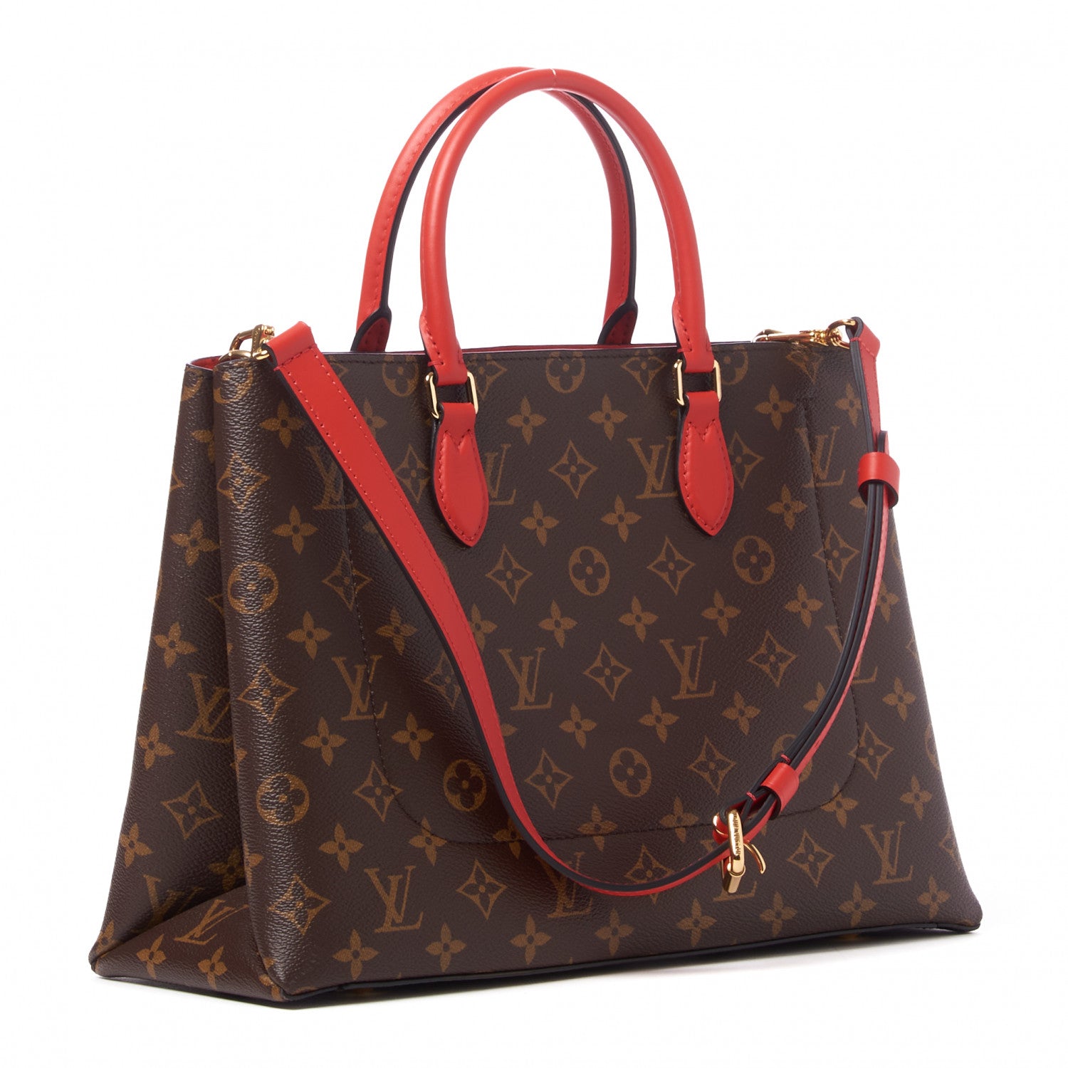 Louis Vuitton Monogram Flower Tote Coquelicot 2 of 9