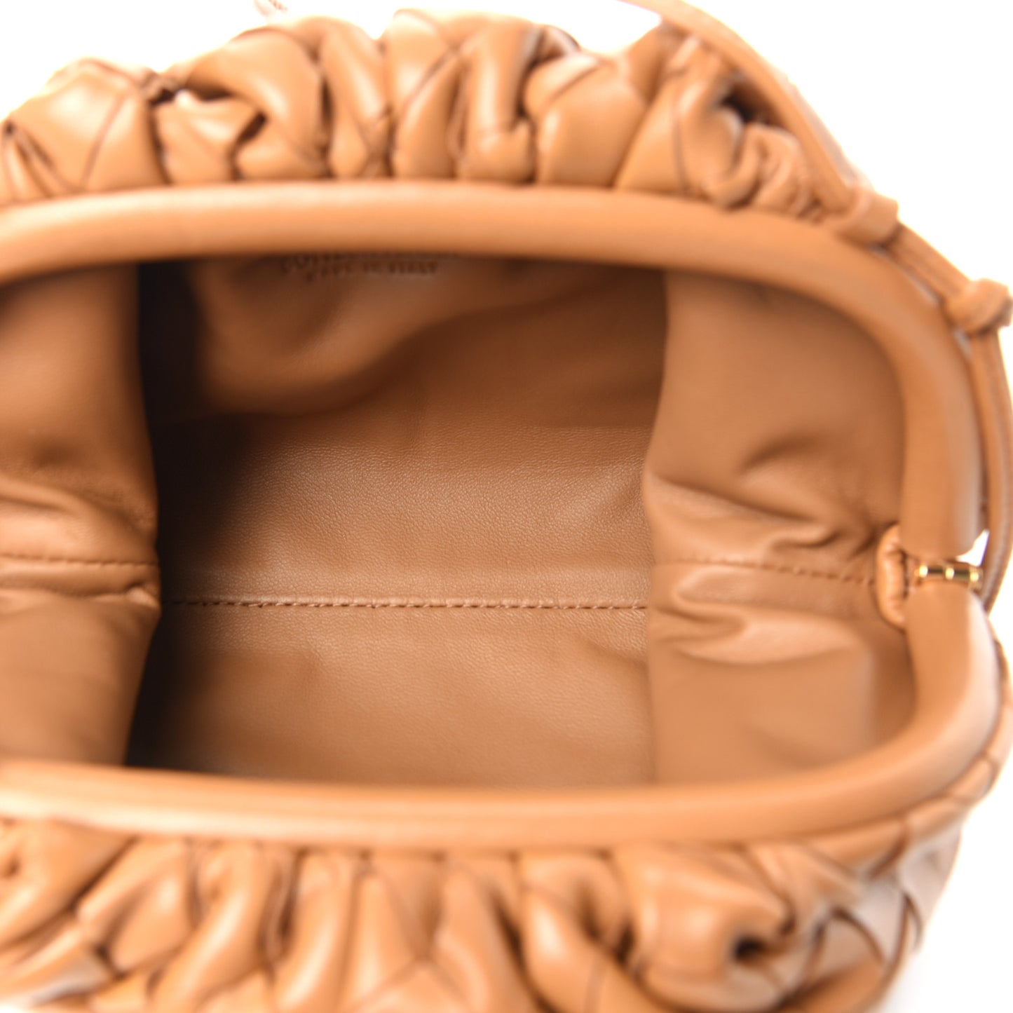 Nappa Intrecciato The Mini Pouch Carmel