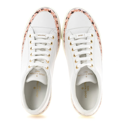 Louis Vuitton Calfskin Monogram Crafty Sneaker 37 White 2 of 9