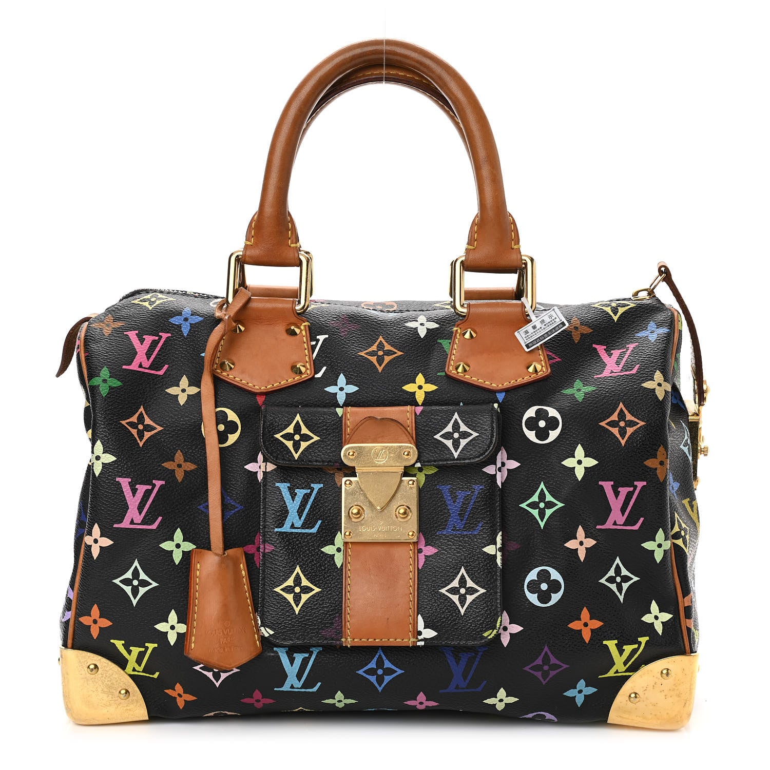 Louis Vuitton Monogram Multicolor Speedy 30 Black 1 of 10