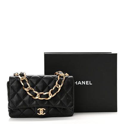 Chanel Lambskin Quilted Large CC Funky Town Flap Black 14 of 14