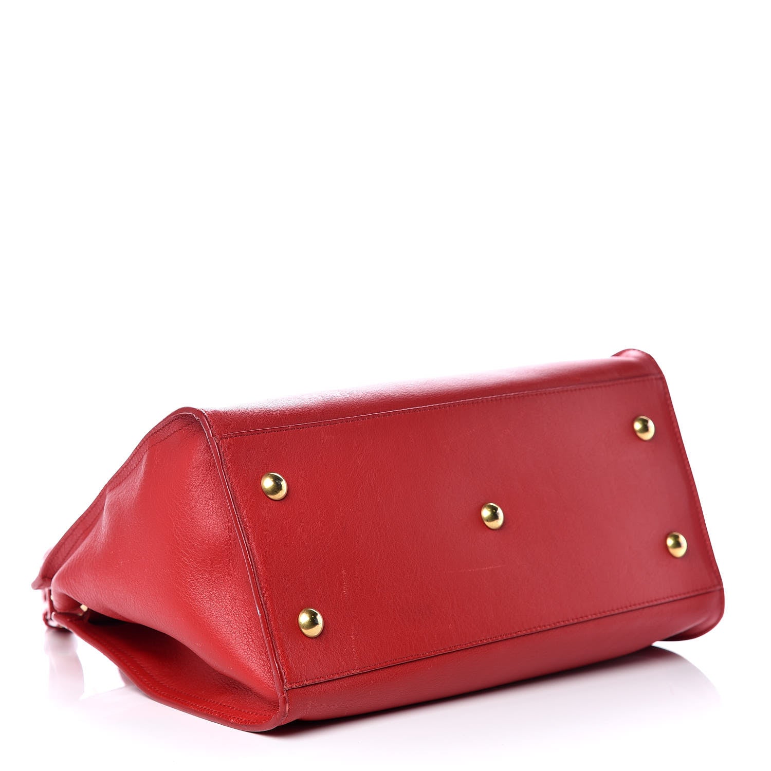 Saint Laurent Calfskin Small Classic Y Cabas Rouge Orient 4 of 15