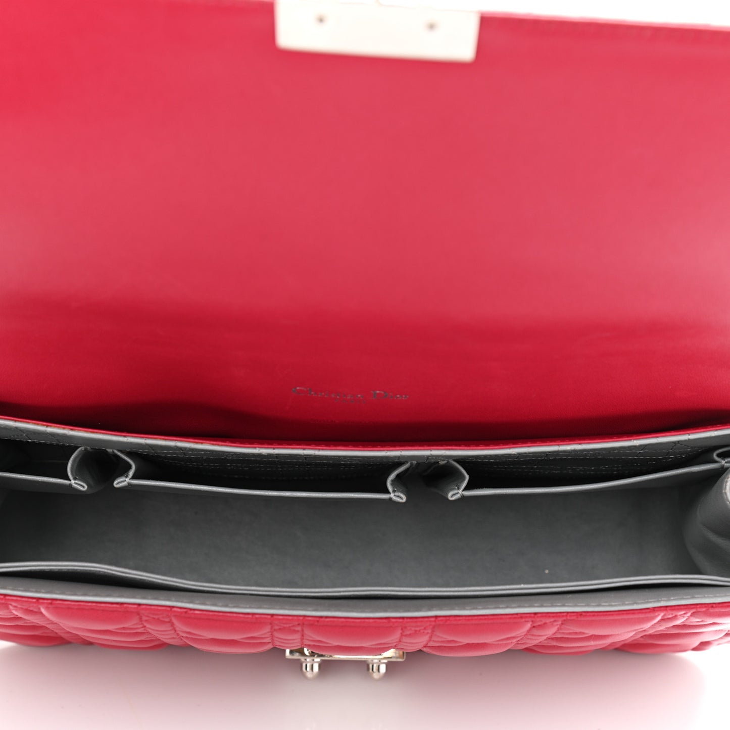 Lambskin Cannage Large Miss Dior Flap Pink