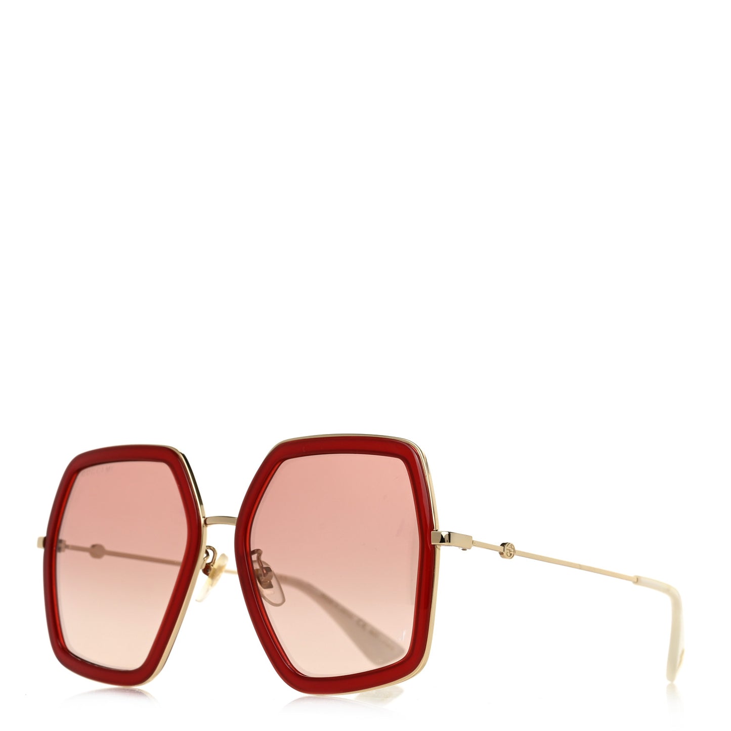 Acetate Oversize Square Frame GG0106S Red