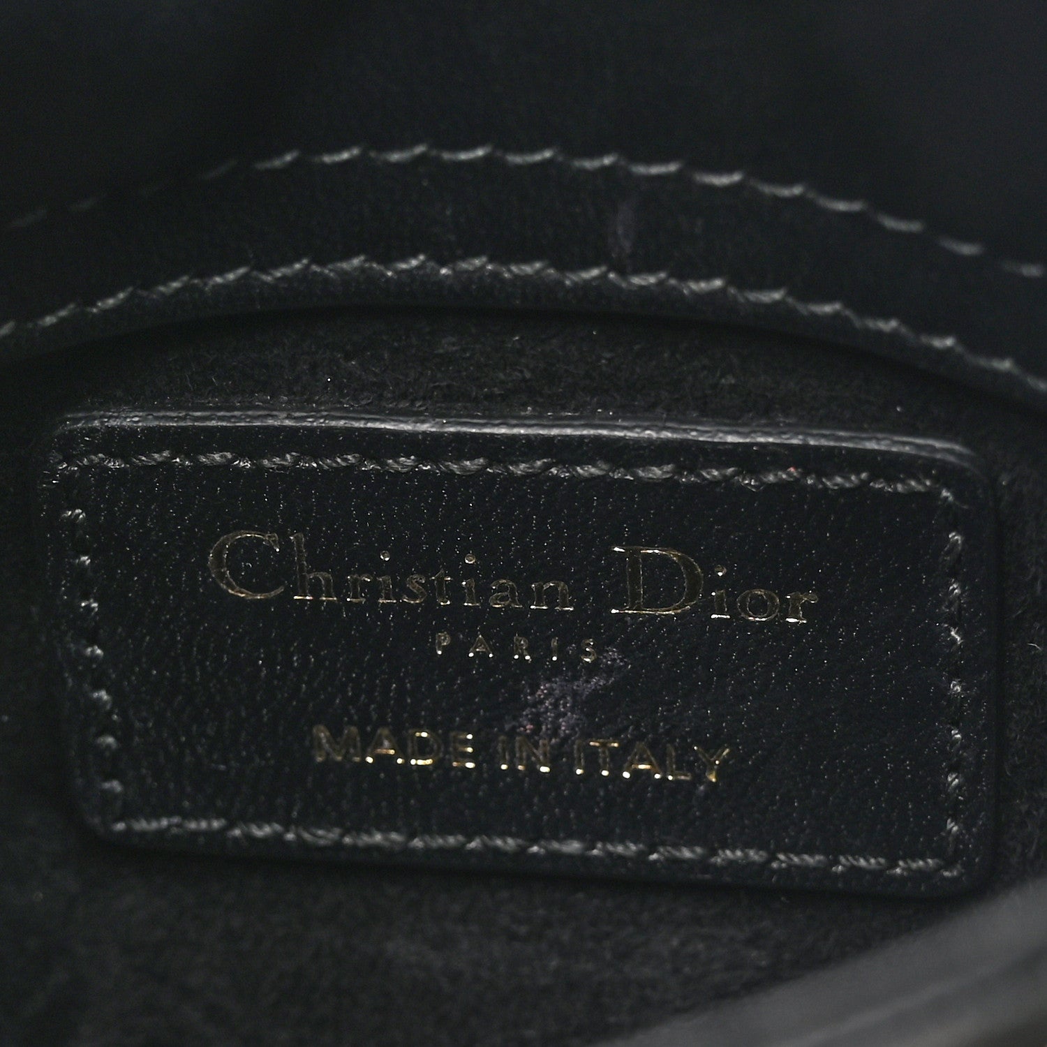 Christian Dior Lambskin Cannage Micro Lady Dior Black 6 of 10
