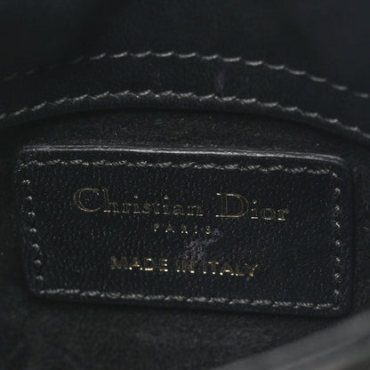 Christian Dior Lambskin Cannage Micro Lady Dior Black 6 of 10