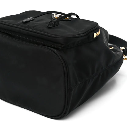 Prada Re-Nylon Duet Drawstring Shoulder Bag Black 12 of 13