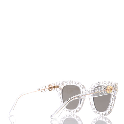 Gucci Acetate Crystal Oversize Mirrored Star Sunglasses GG0116S 3 of 7