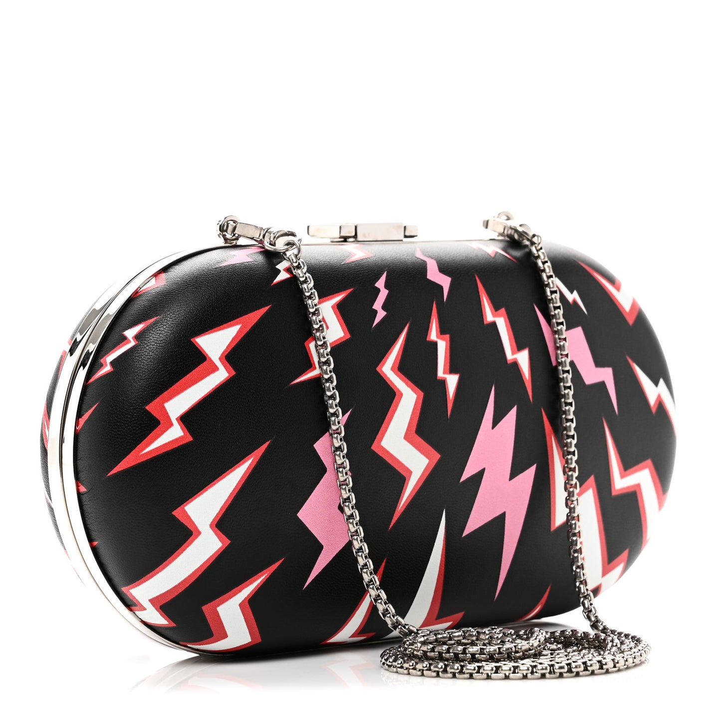 X UNIVERSAL STUDIOS Nappa Thunder Frankenstein Clutch With Chain Lacca