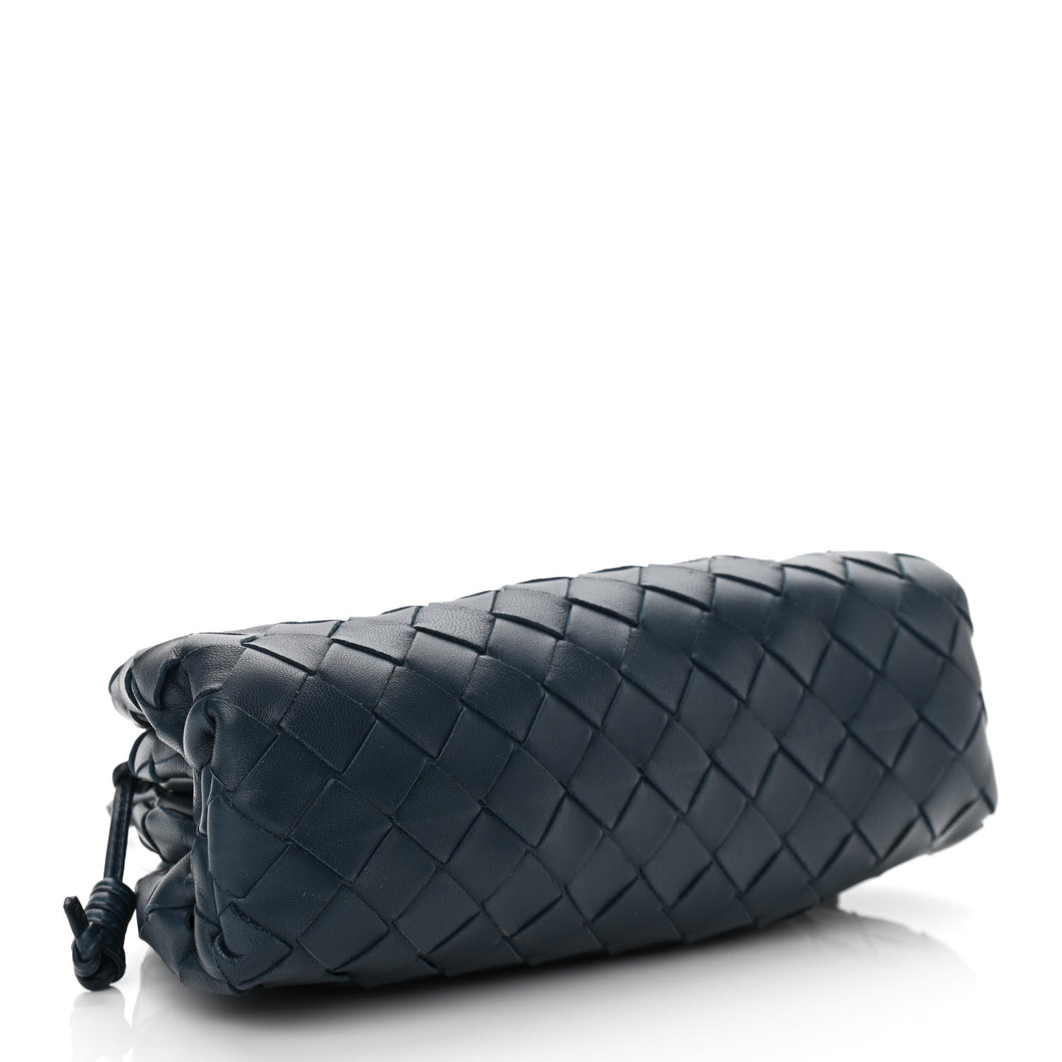 Bottega Veneta Nappa Intrecciato The Mini Pouch Deep Blue 4 of 9