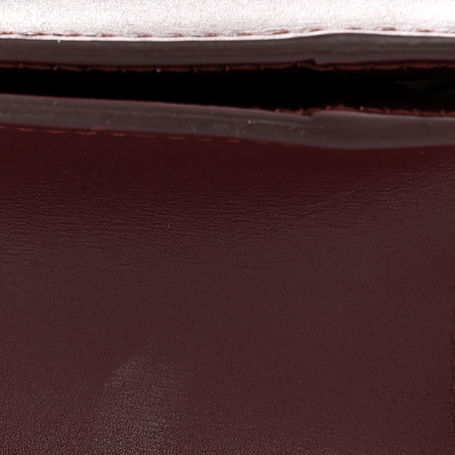 Celine Box Calfskin Small Classic Box Flap Bag Burgundy 10 of 11