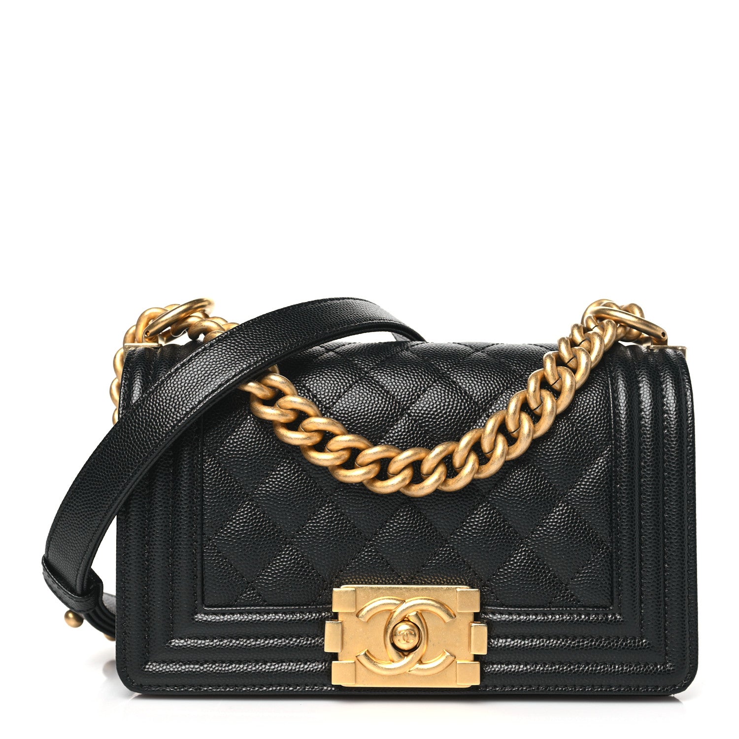 Chanel Caviar Quilted Small Boy Flap Black 1 of 9