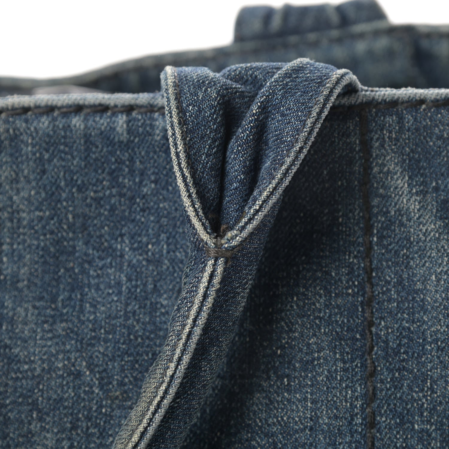 Prada Denim Logo Tote Avio 13 of 14