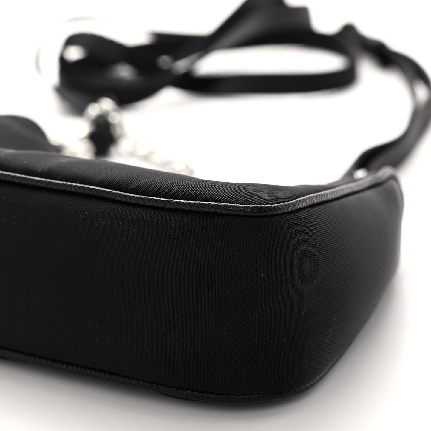 Tessuto Nylon Mini Re-Edition 2000 Shoulder Bag Black