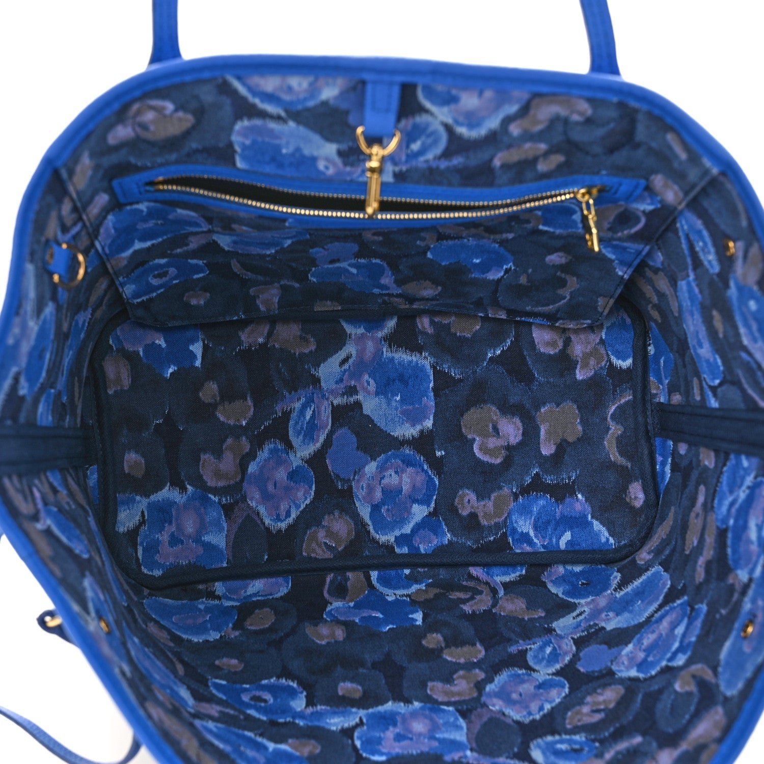 Louis Vuitton Monogram Articles de Voyage Ikat Neverfull MM Grand Blue 5 of 13