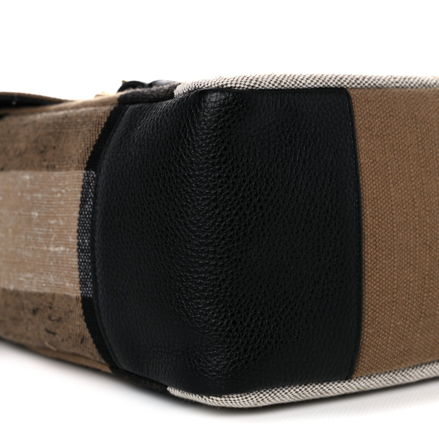 Burberry Canvas Mega Check Small Baildon Messenger Bag Black 8 of 11