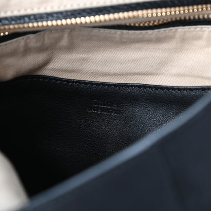 Chloe Grained Lambskin Calfskin Small Lexa Shoulder Bag Black 6 of 9