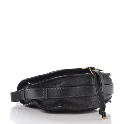 Chloe Calfskin Medium Marcie Round Crossbody Bag Black 4 of 10