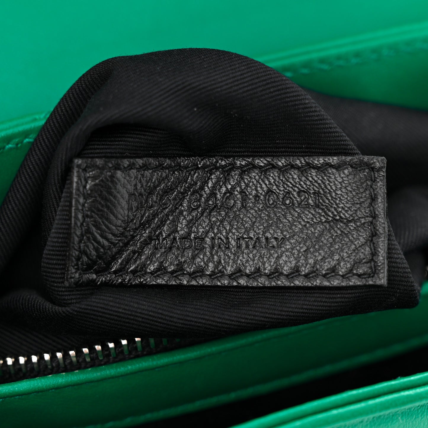 Calfskin Y Quilted Monogram Toy Loulou Crossbody Bag Green Field