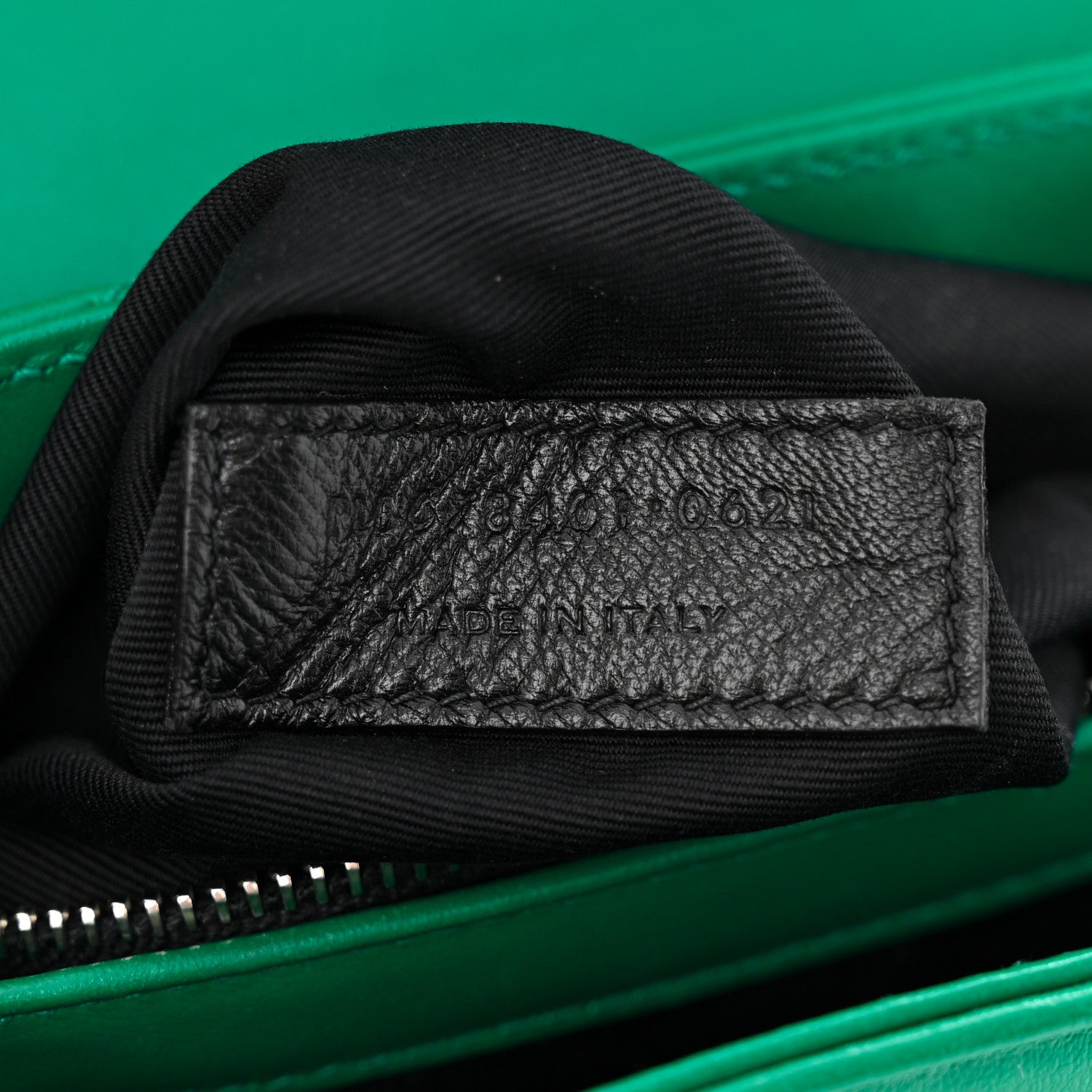 Saint Laurent Calfskin Y Quilted Monogram Toy Loulou Crossbody Bag Green Field 7 of 10