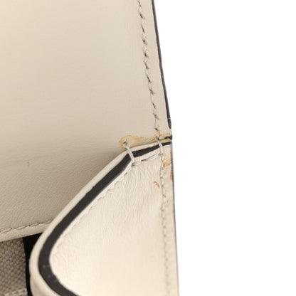 Gucci Calfskin Bamboo Web Medium Dionysus Top Handle Bag White Blue Hibiscus Red 12 of 20