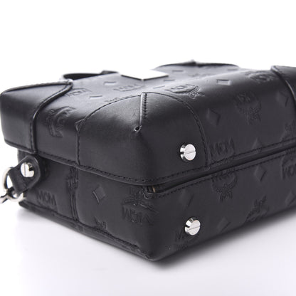 MCM Calfskin Ottomar Monogram Small Berlin Crossbody Black 6 of 9
