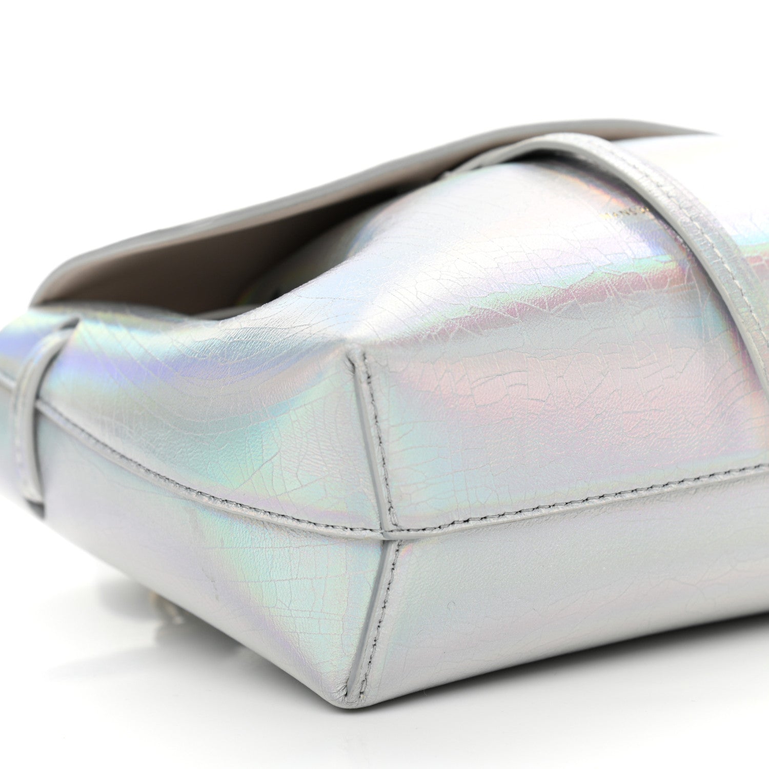 Mansur Gavriel Iridescent Calfskin Mini Soft Lady Bag Iride 8 of 9