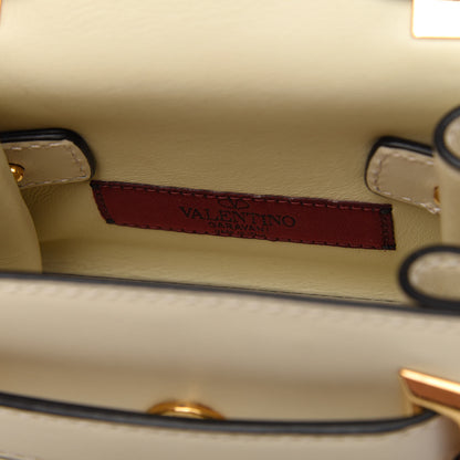 Valentino Garavani Vitello Mini My Rockstud Frame Bag Light Ivory 8 of 10