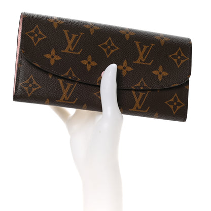 Louis Vuitton Monogram Emilie Wallet Rose Ballerine 2 of 7